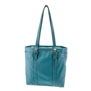 Coach Teal Hampton Tote,  F11201